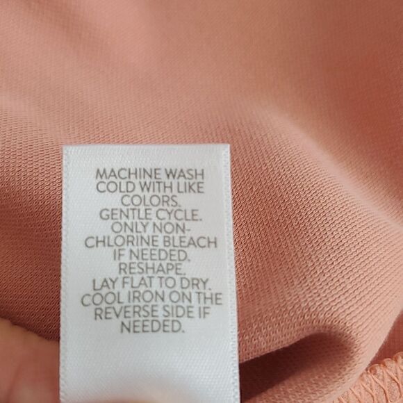 Pure Jill Sand-Washed Piqué Relaxed-Sleeve Top Size MP - Picture 7 of 9